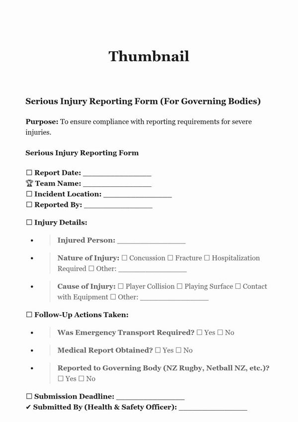 Serious Injury Reporting Form (For Governing Bodies).docx