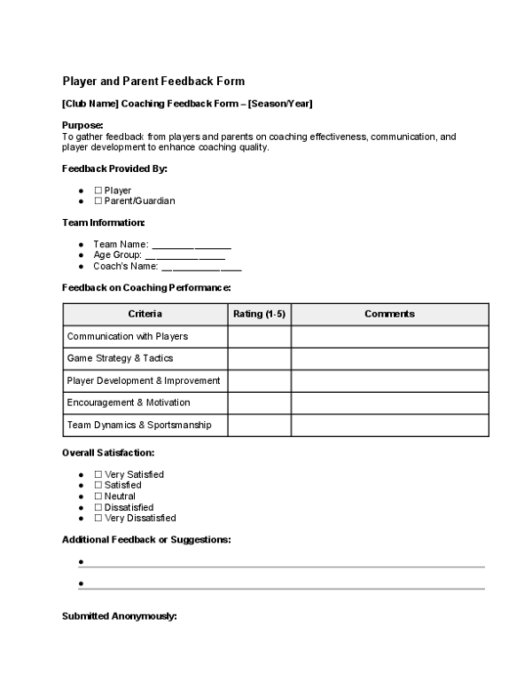 Player and Parent Feedback Form.docx