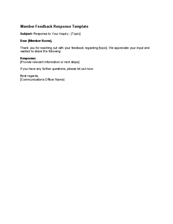 Member Feedback Response Template.docx