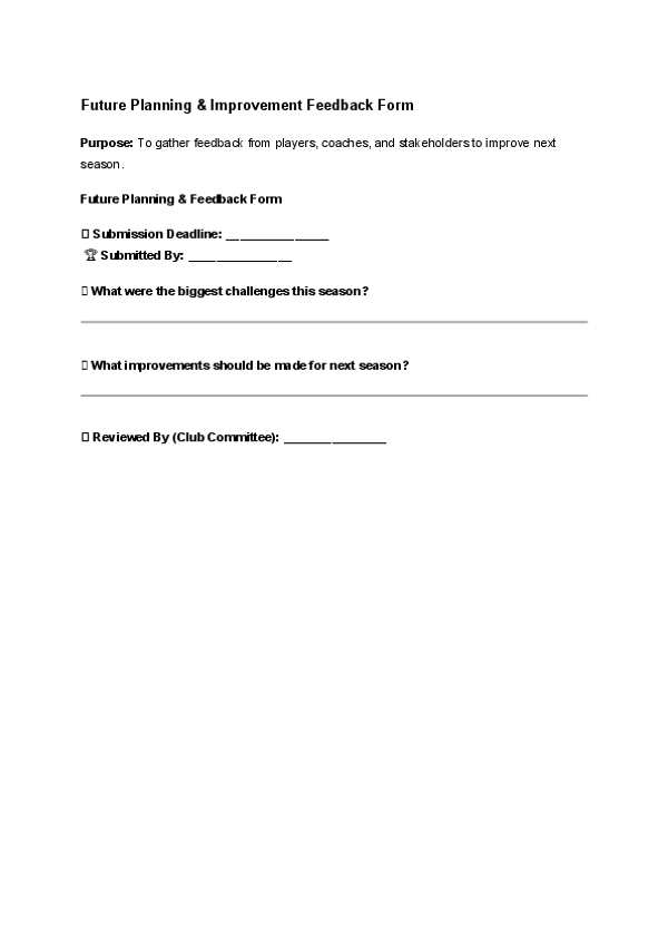 Future Planning & Improvement Feedback Form.docx