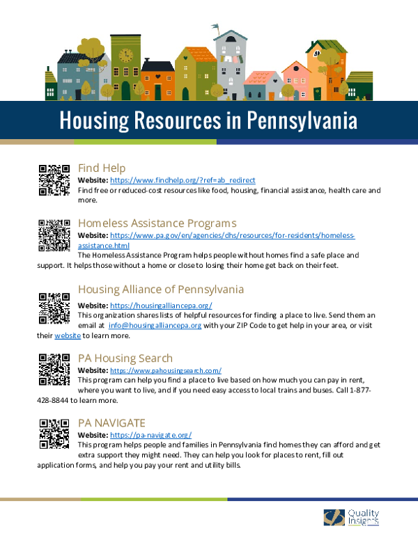 Housing Resources in Pennsylvania