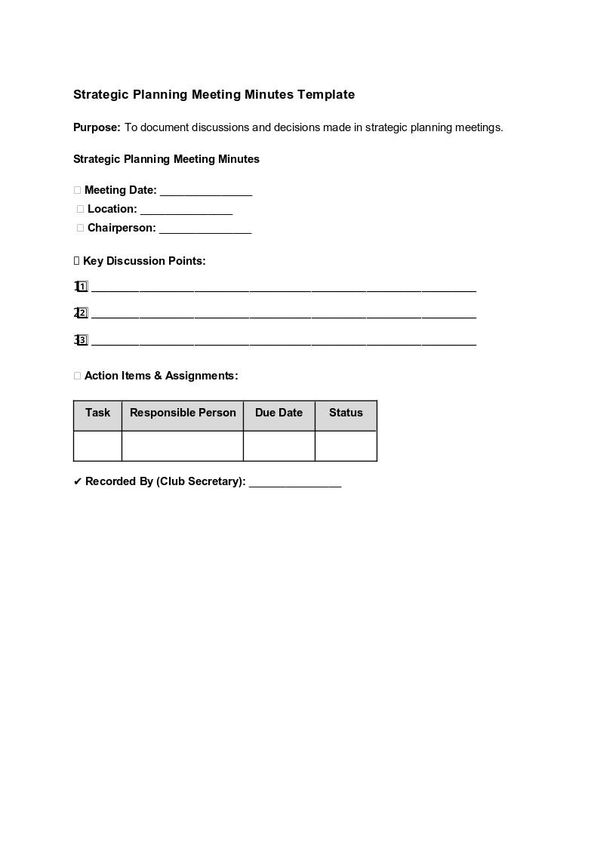 Strategic Planning Meeting Minutes Template.docx