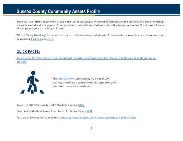 Sussex County CAP