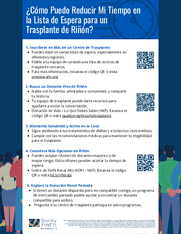 Reducing Time on the Kidney Waitlist Spanish Flyer.pdf