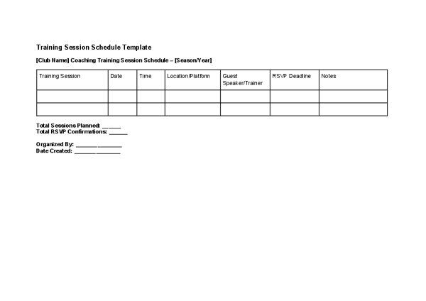 Training Session Schedule Template.docx