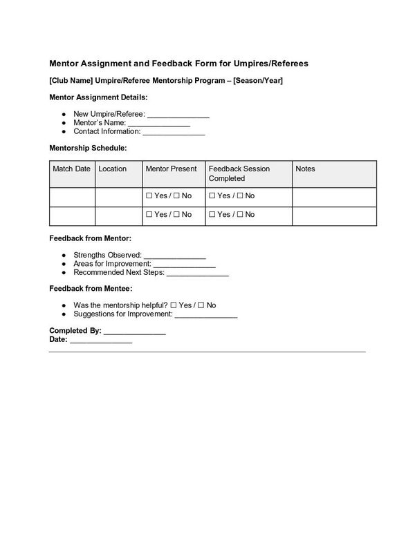 Mentor Assignment and Feedback Form for Umpires_Referees.docx