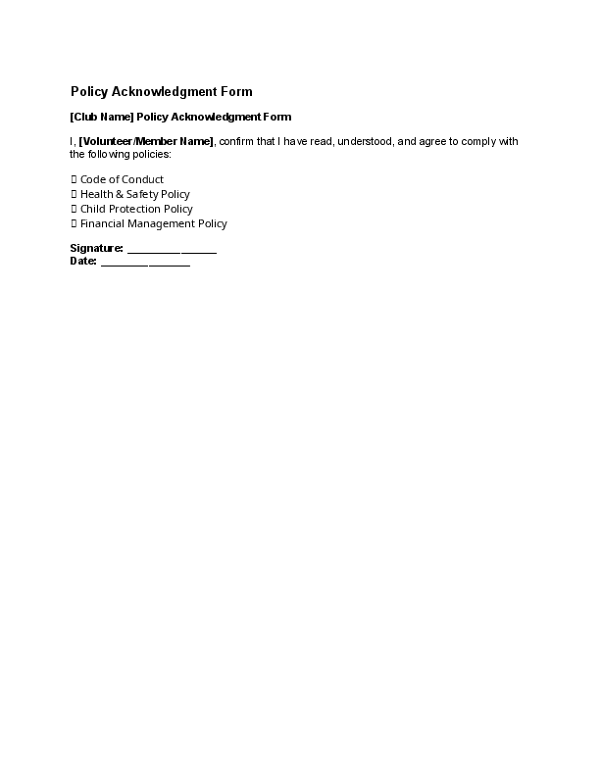 Policy Acknowledgment Form.docx