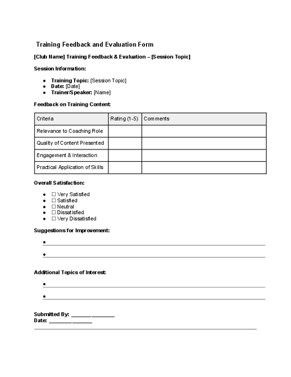 Training Feedback and Evaluation Form.docx
