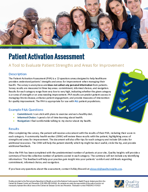 Patient Activation Assessment