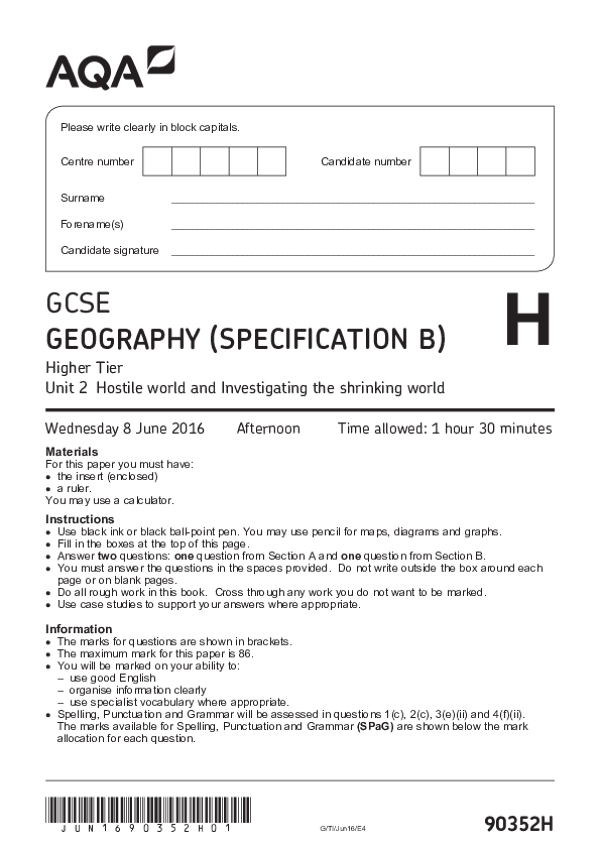 GCSE Geography, Spec B, Higher Tier - 2016.pdf