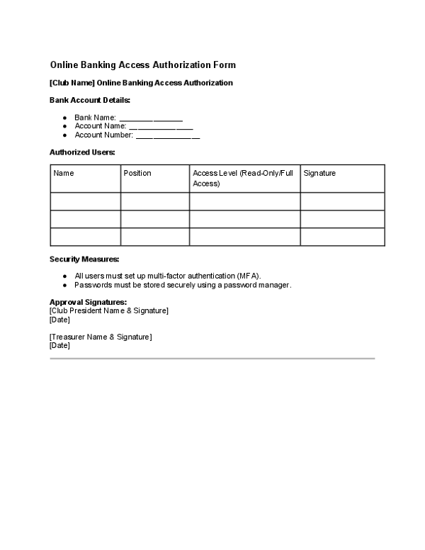 Online Banking Access Authorization Form.docx