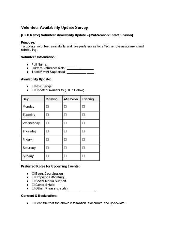 Volunteer Availability Update Survey.docx