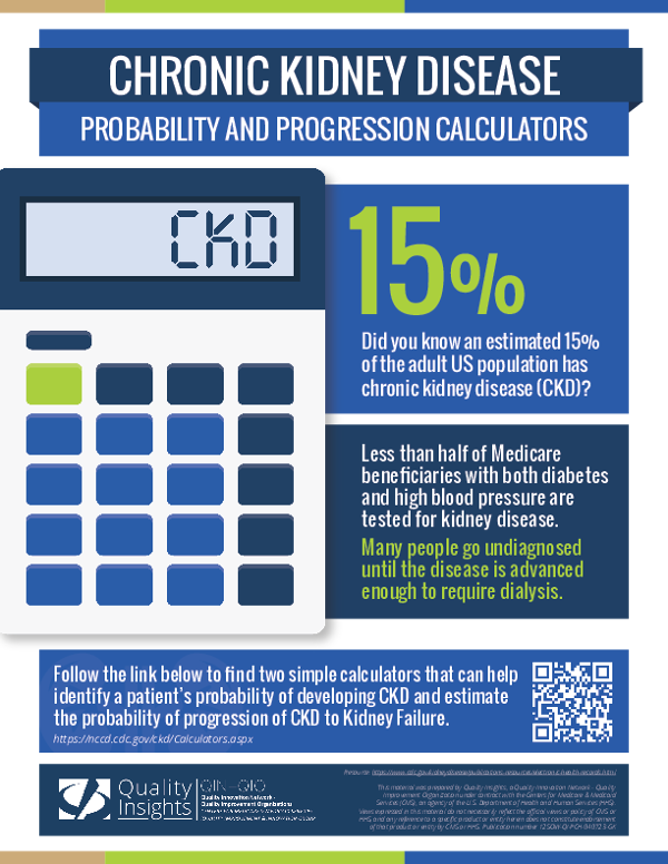 Chronic Kidney Disease: Probability and Progression Calculators