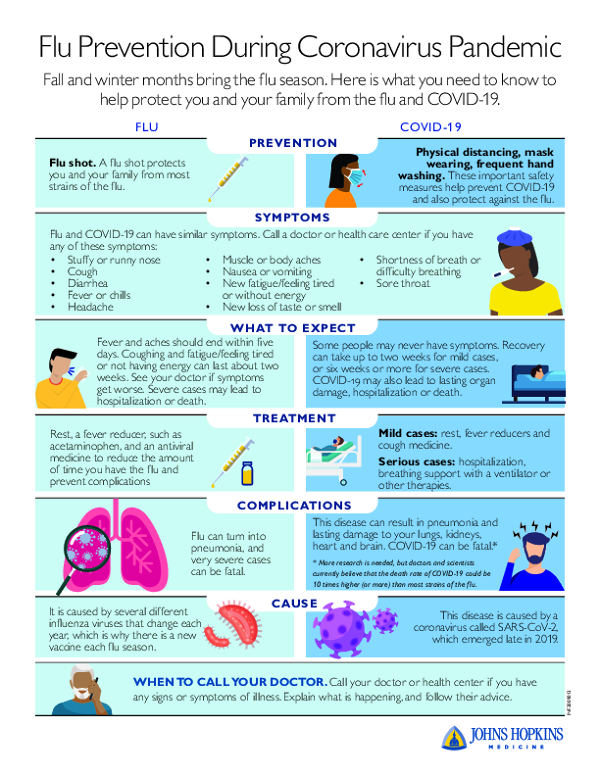 Flu Prevention During the Coronavirus Pandemic (English)