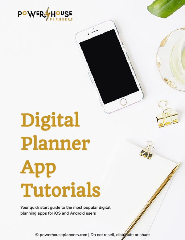 Digital Planning App Tutorials