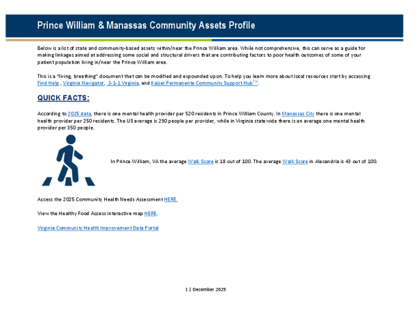 Prince William & Manassas CAP