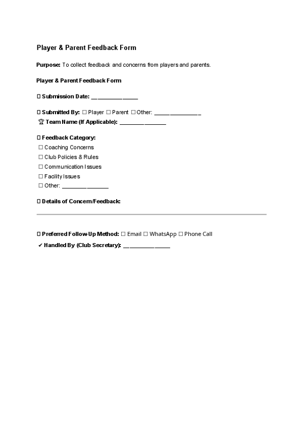 Player & Parent Feedback Form.docx