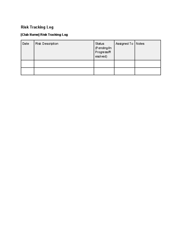 Risk Tracking Log.docx