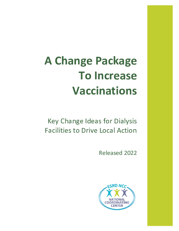 ESRD NCC Vaccinations Change Package