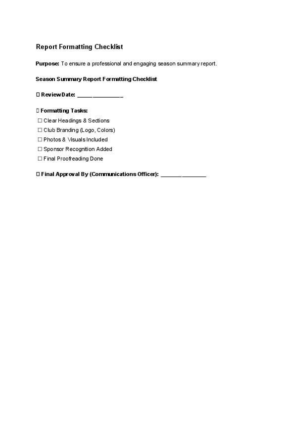 Report Formatting Checklist.docx