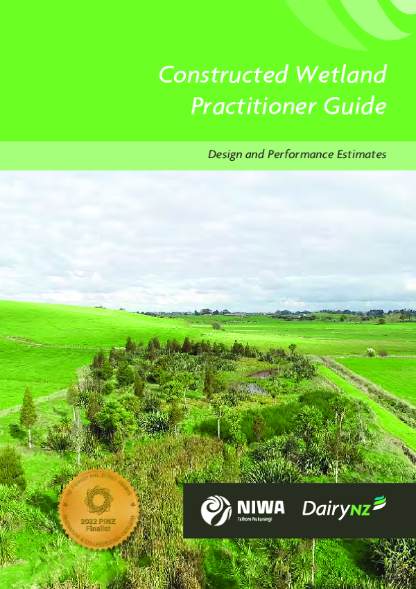 Constructed Wetland Practitioner Guide - Dairy NZ