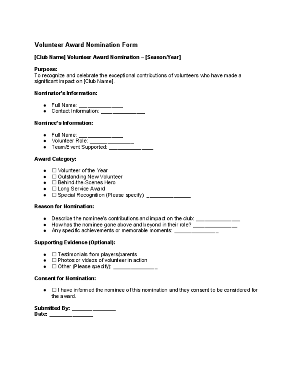 Volunteer Award Nomination Form.docx